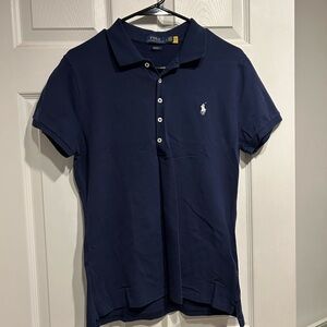 Ralph Lauren Slim Fit Polo in Deep Blue